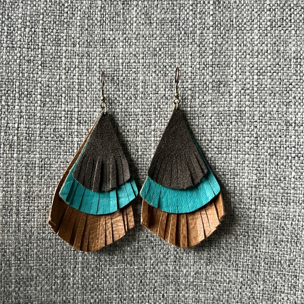 Noonday Annie's Feathered Earrings
